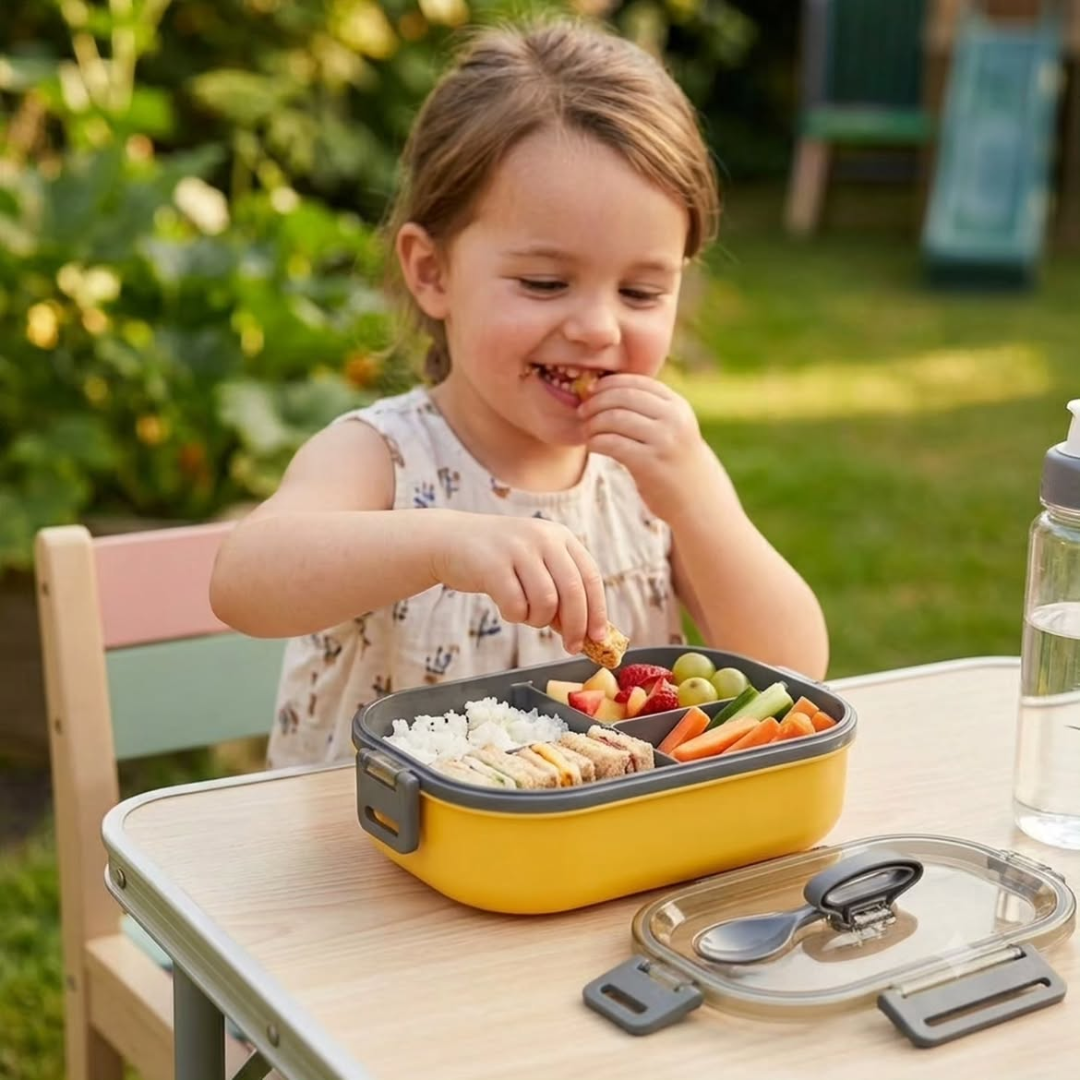 Microwaveable Snack Box with Spoon