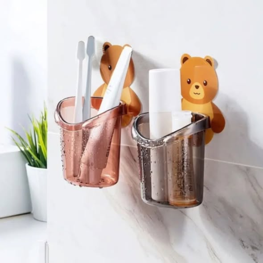 Portable Wall Adhesive Toothbrush holder