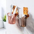 Portable Wall Adhesive Toothbrush holder
