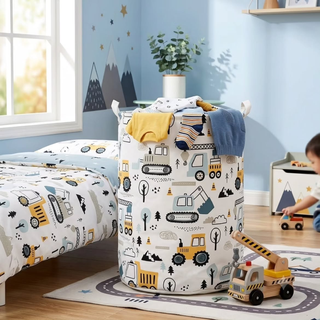 Foldable waterproof laundry basket / toy basket