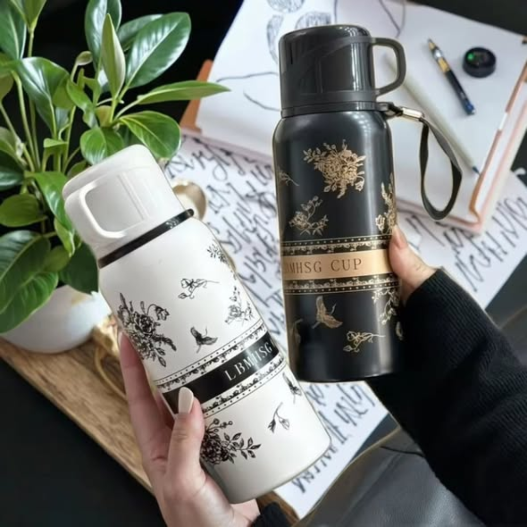 600ml Flower Cup Vacuum Flask