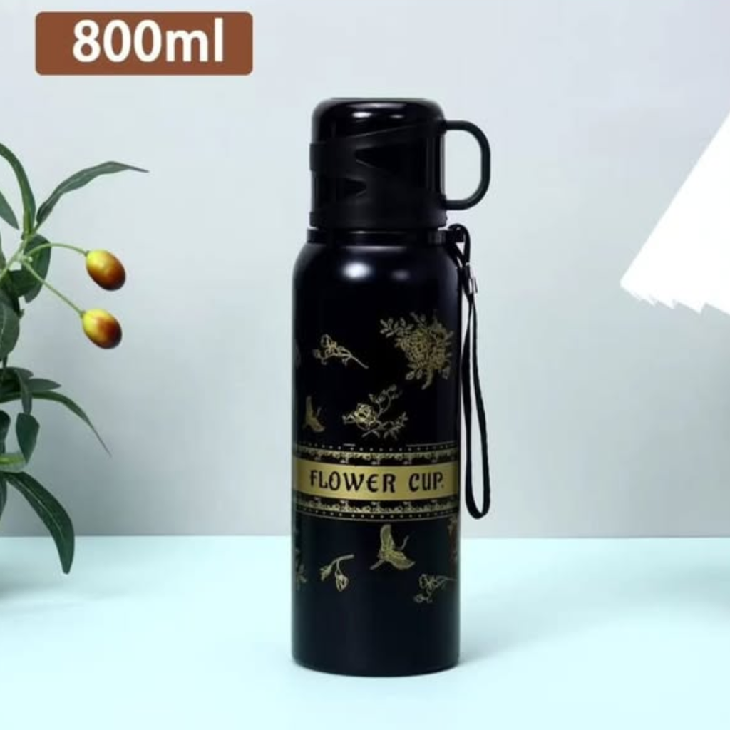 600ml Flower Cup Vacuum Flask