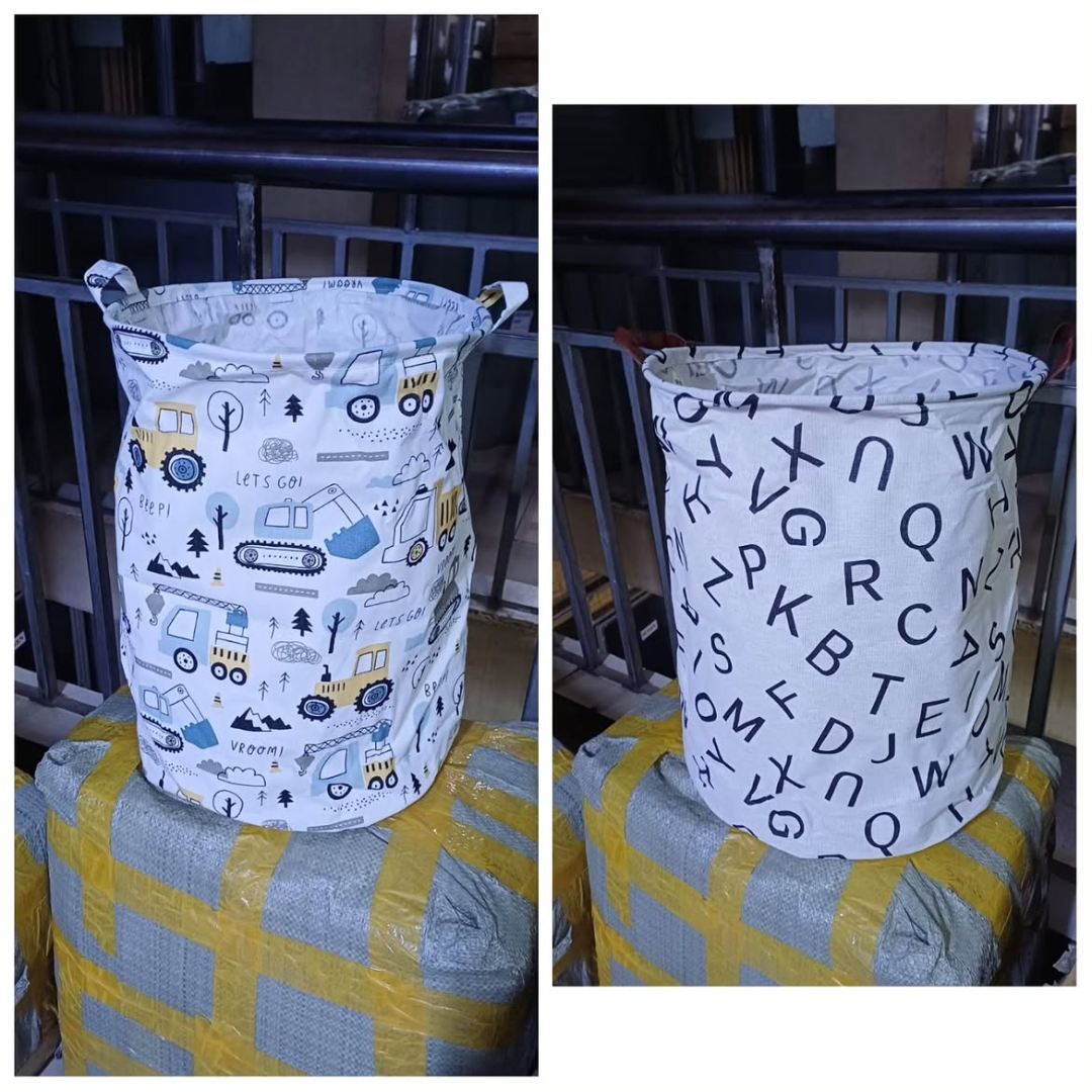Foldable waterproof laundry basket / toy basket