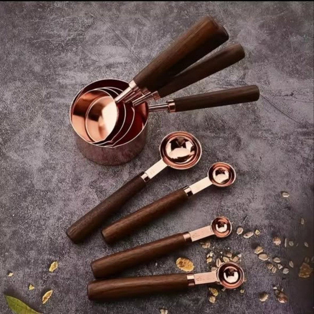8pcs stainless steel Measuring Scooping spoons