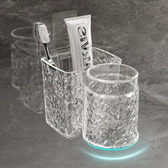 Acrylic Toothbrush Holders With Gaggle Cup