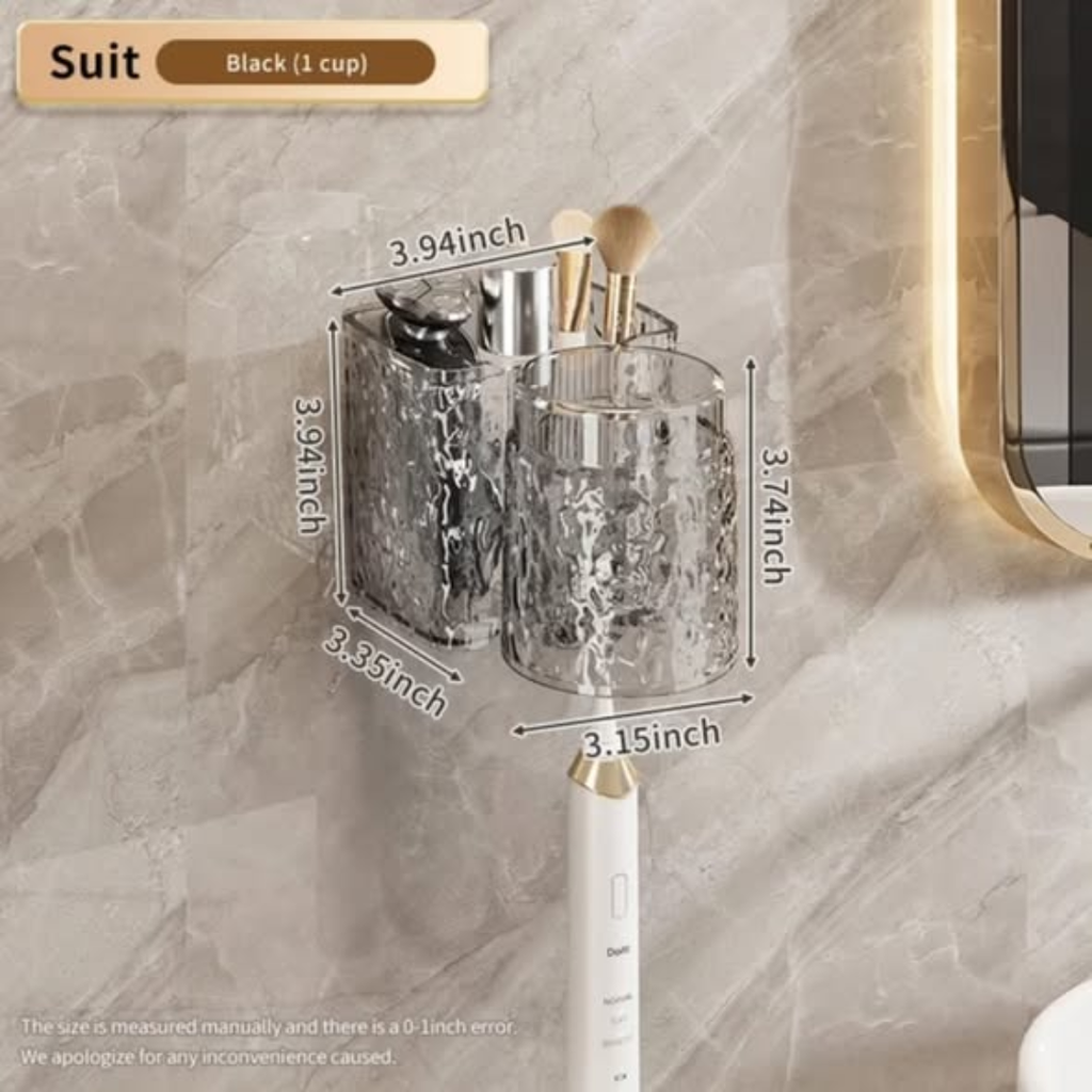 Acrylic Toothbrush Holders With Gaggle Cup