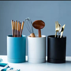 Porcelain Ceramic kitchen cutlery Organizer With Water Holder