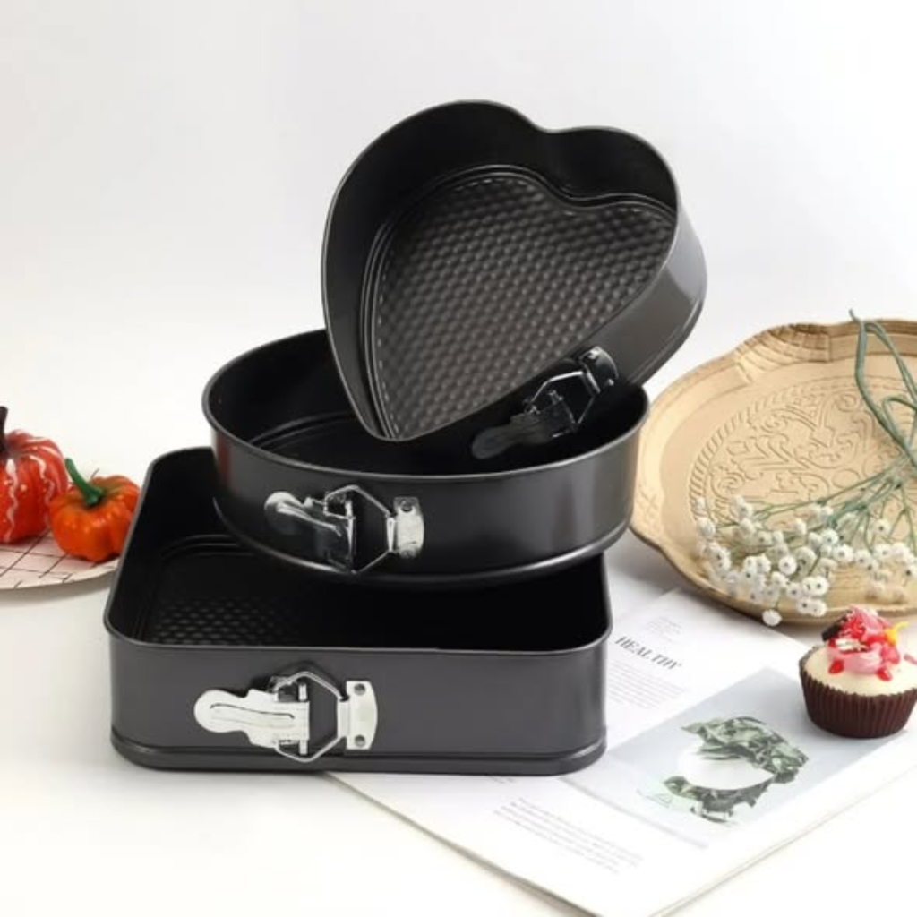 Nonstick mixed shape baking tins