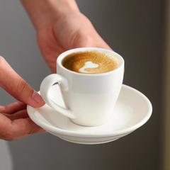 Cup and Saucer White