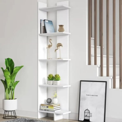 Sly Corner Bookshelf Decor Stand