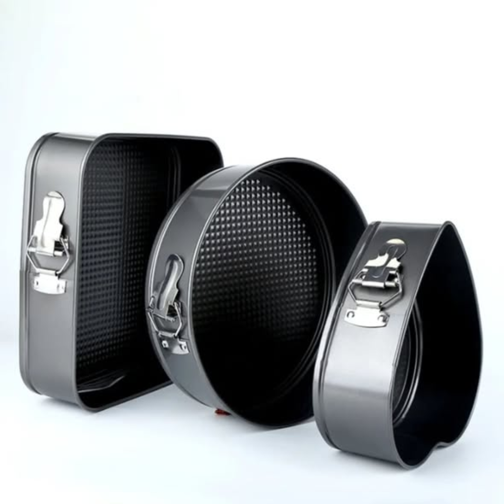 Nonstick mixed shape baking tins