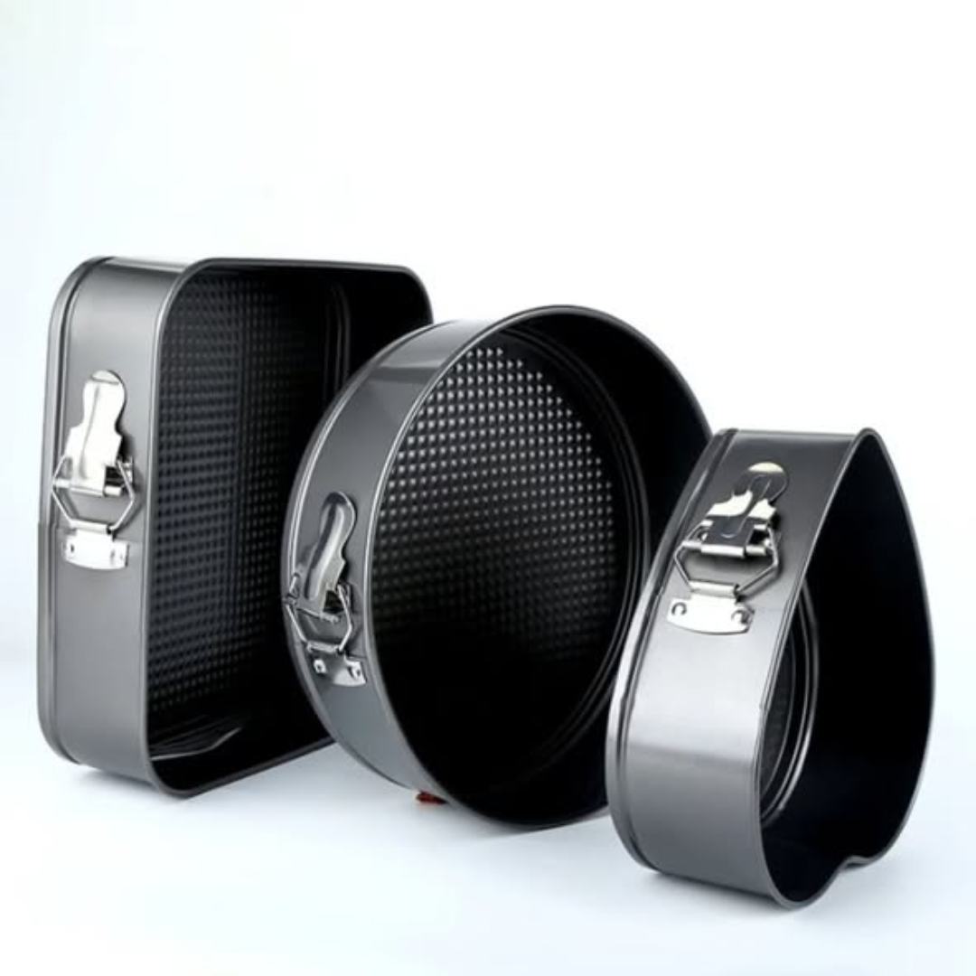 Nonstick mixed shape baking tins