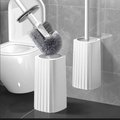 Wall Mounted Toilet Cleaning Brush Set With Holder