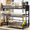 2 Tier Dish Drying Rack Standing Kitchen