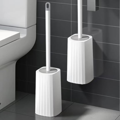 Wall Mounted Toilet Cleaning Brush Set With Holder