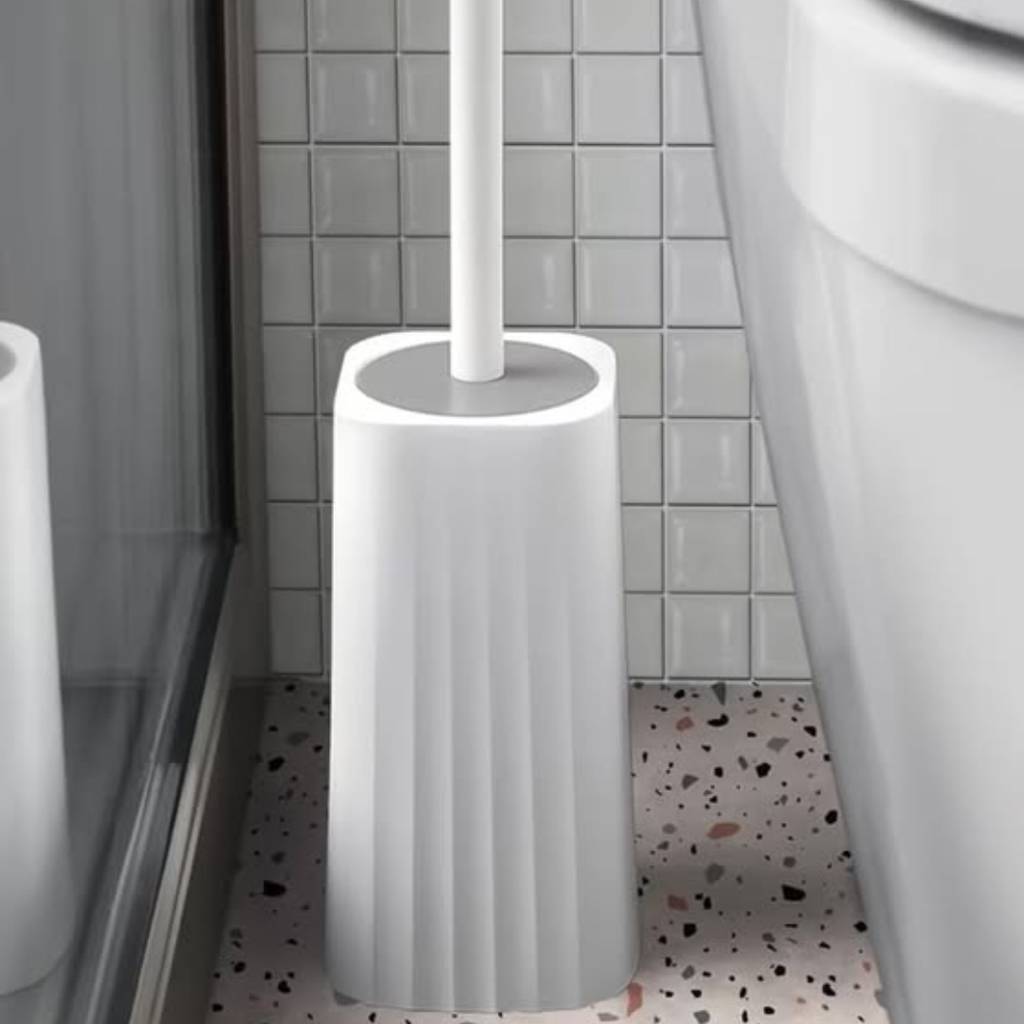 Wall Mounted Toilet Cleaning Brush Set With Holder