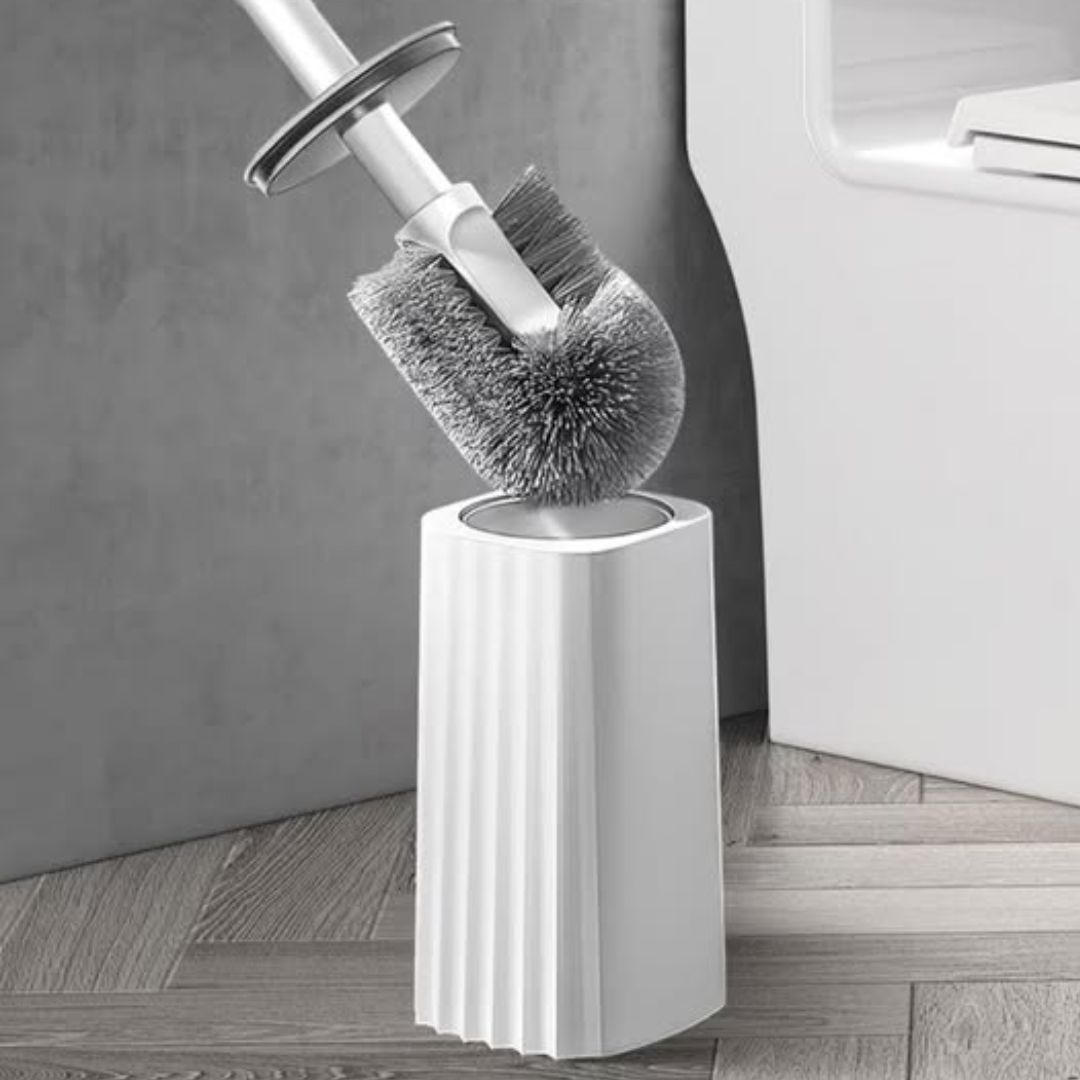 Wall Mounted Toilet Cleaning Brush Set With Holder