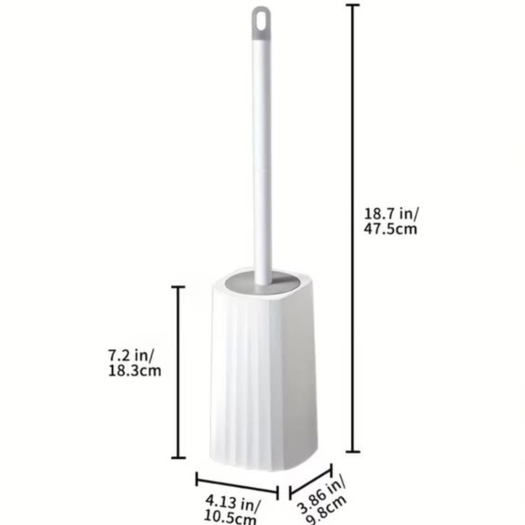 Wall Mounted Toilet Cleaning Brush Set With Holder