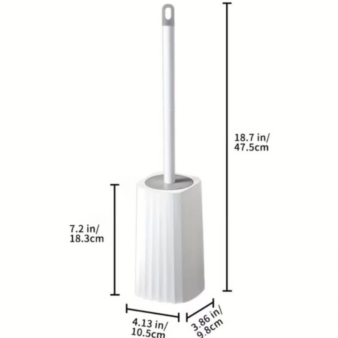 Wall Mounted Toilet Cleaning Brush Set With Holder