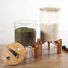 High borosilicate glass grain dispenser