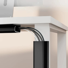 PVC Under-Desk Cable Management Tray