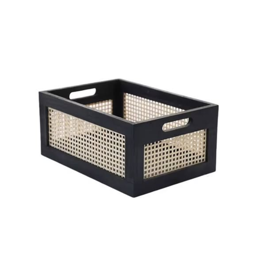 Bamboo crate storage