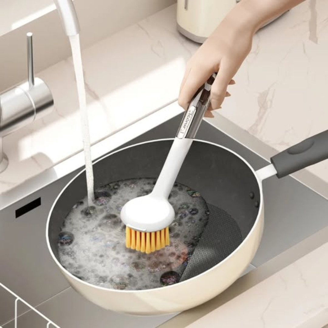 Pot and Kitchen Cleaning Brush
