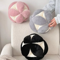Hydrangea Rabbit Fur Throw Pillow
