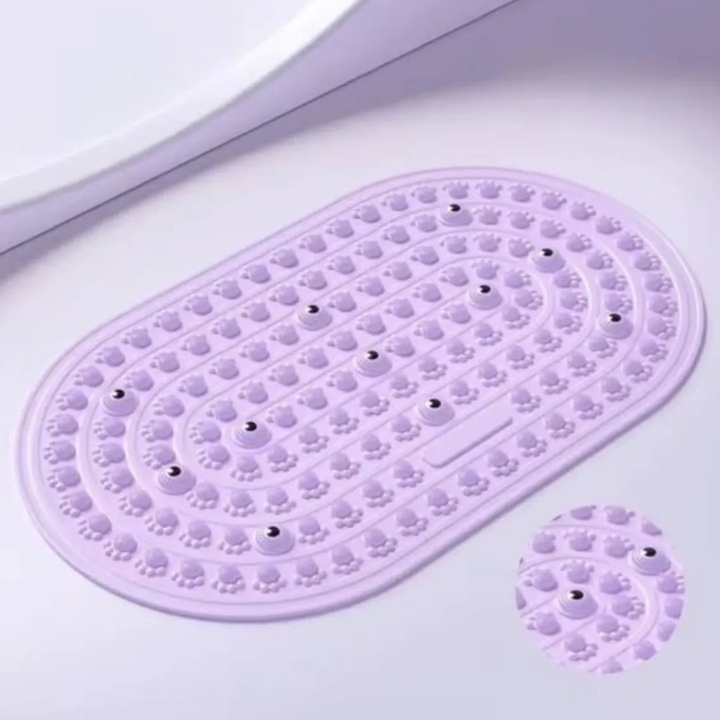 Anti slip Silicone Acupuncture Massage Shower Mat
