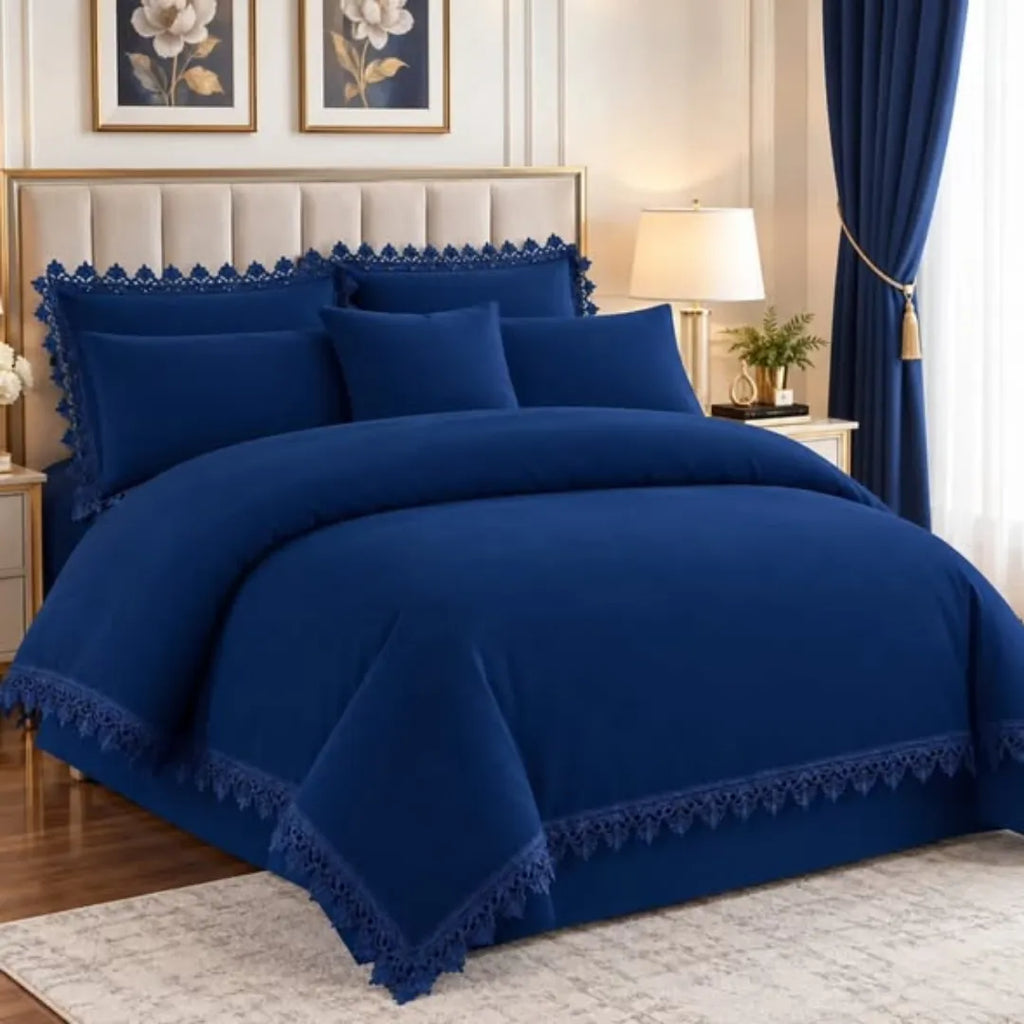 Blue 6*7 Fancy Duvet Set