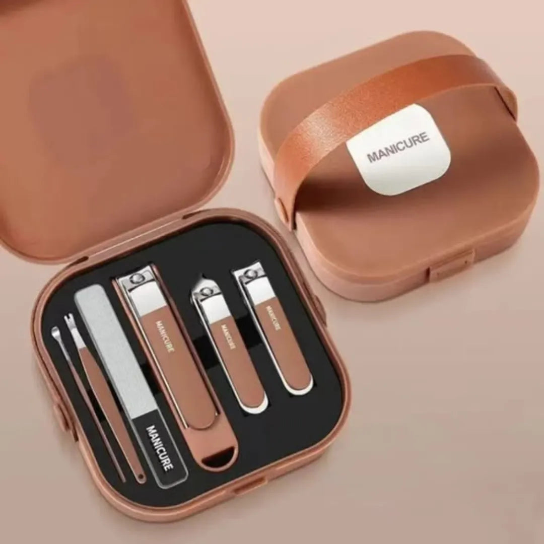 Brown 6 in 1 Nail Clipper Set