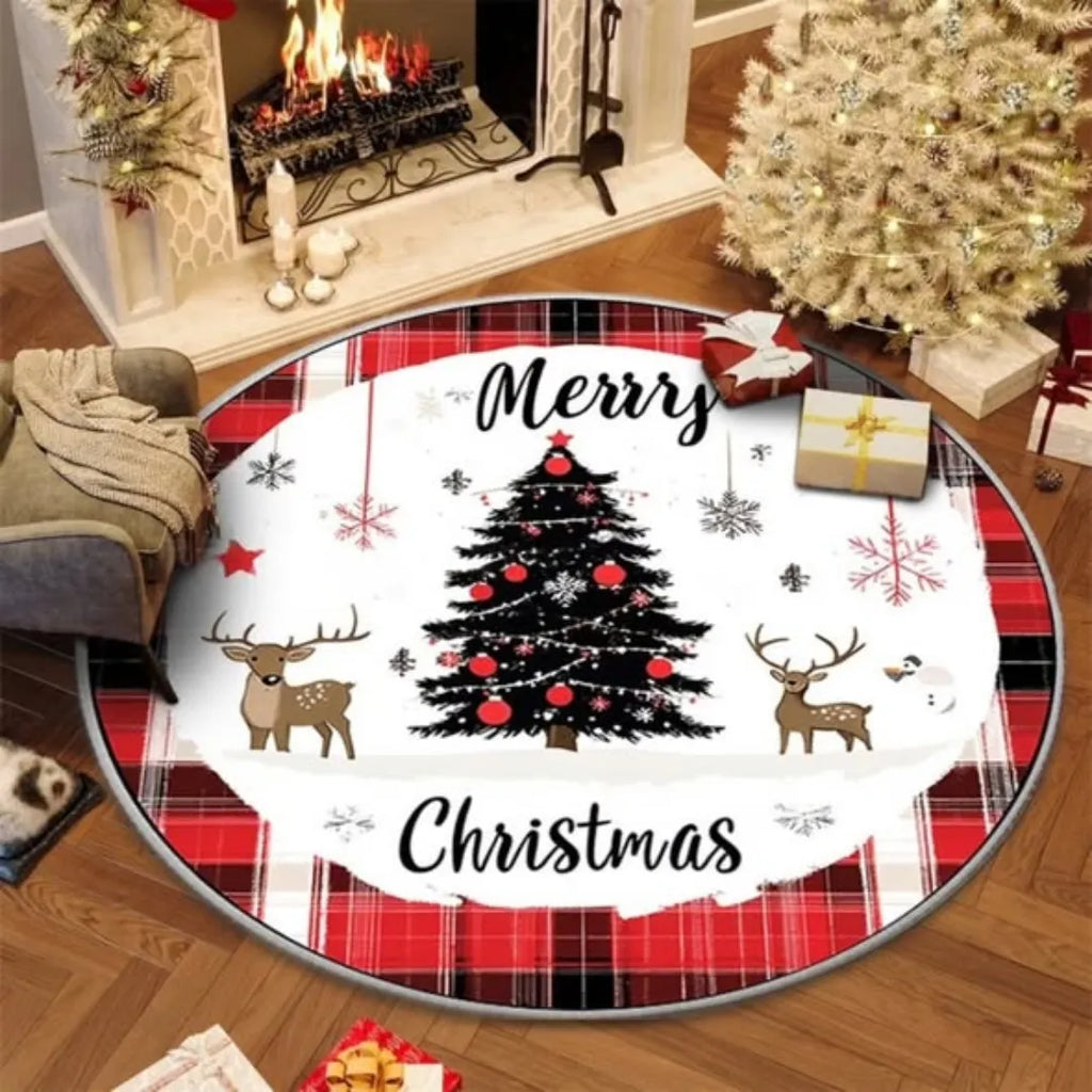 Christmas Circular Carpet