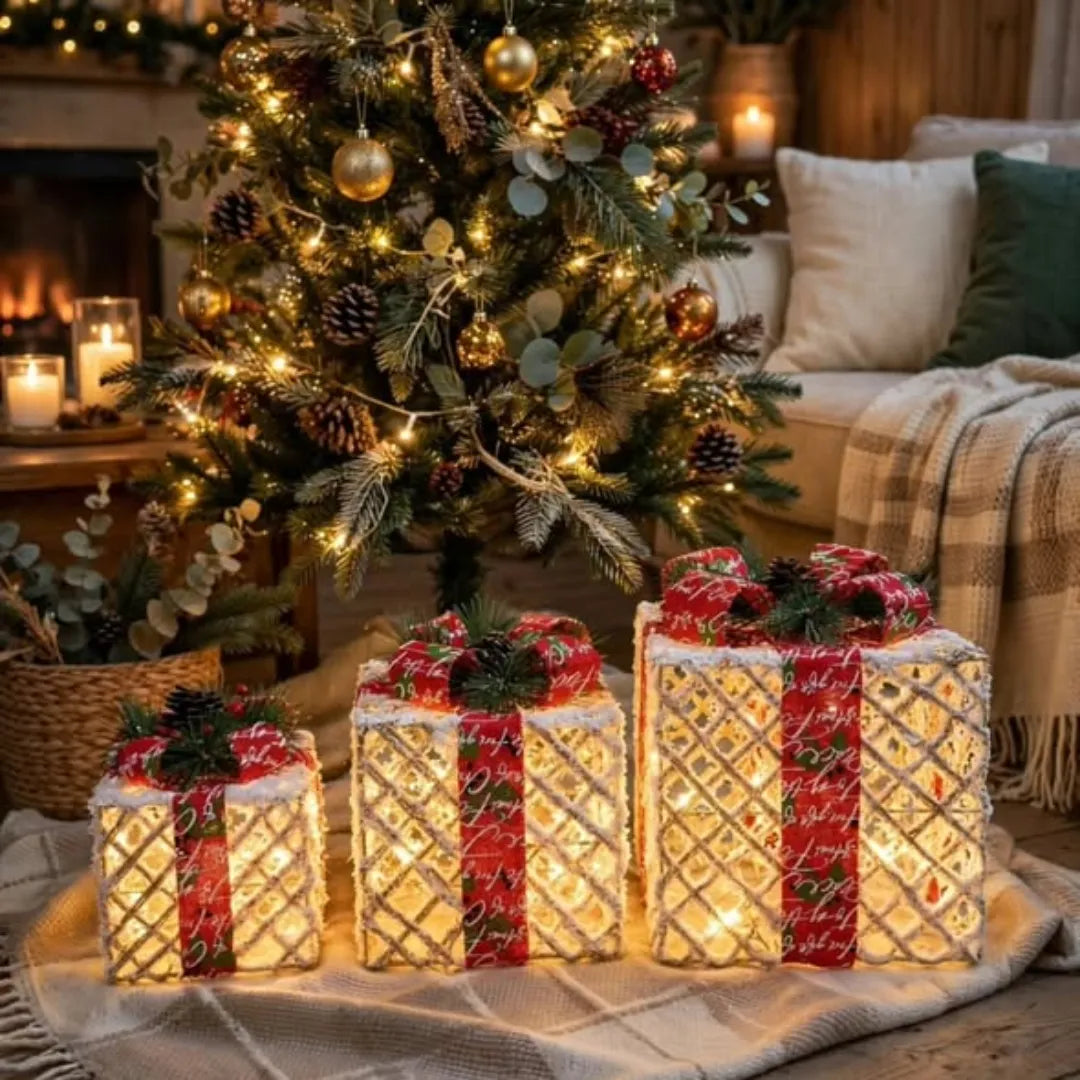Christmas Light Gift Boxes