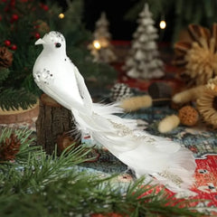 Colorful Christmas Birds Ornament