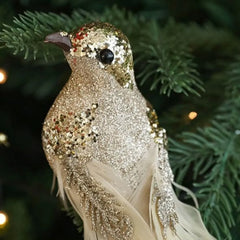 Colorful Christmas Birds Ornament
