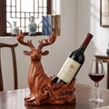 Deer Head Decorative Sculpture Wine Rack