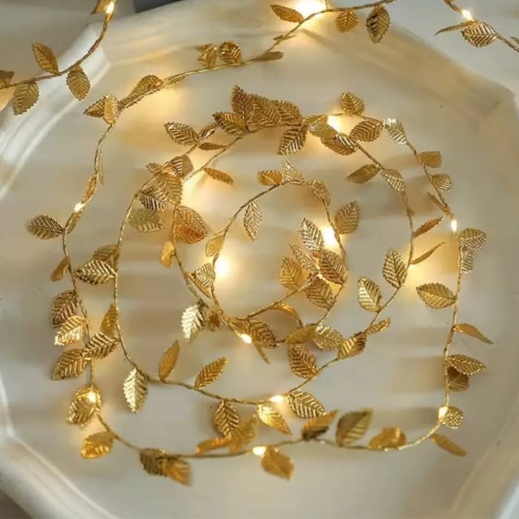 Gold 10M Battery-Powered Christmas Fairy Lights