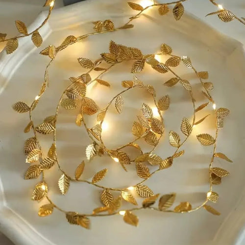 Gold 10M Battery-Powered Christmas Fairy Lights