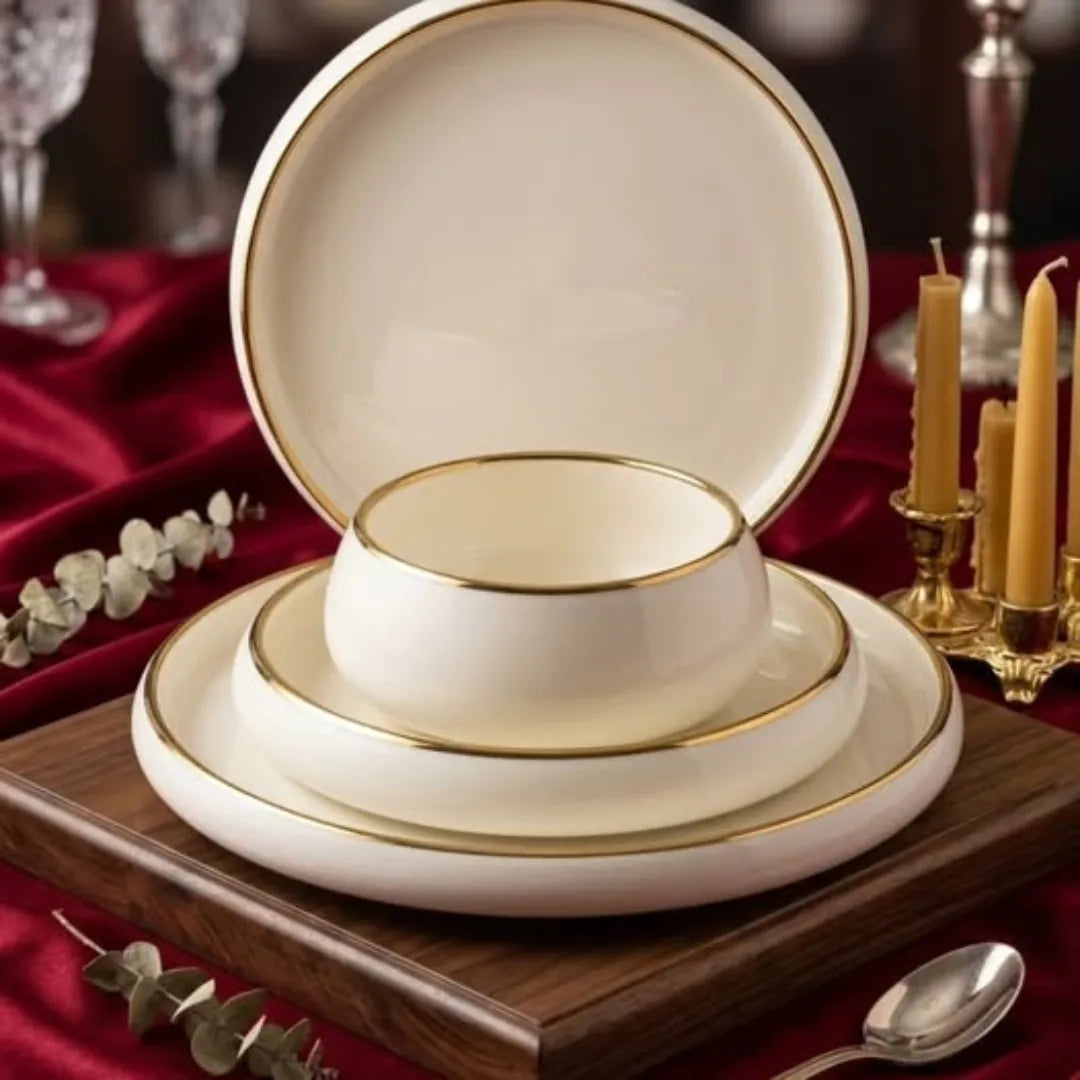 Gold Dinner Set