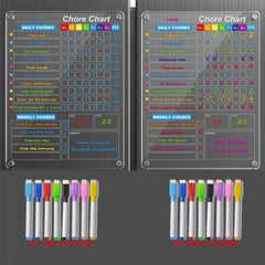 Magnetic Chores Planner