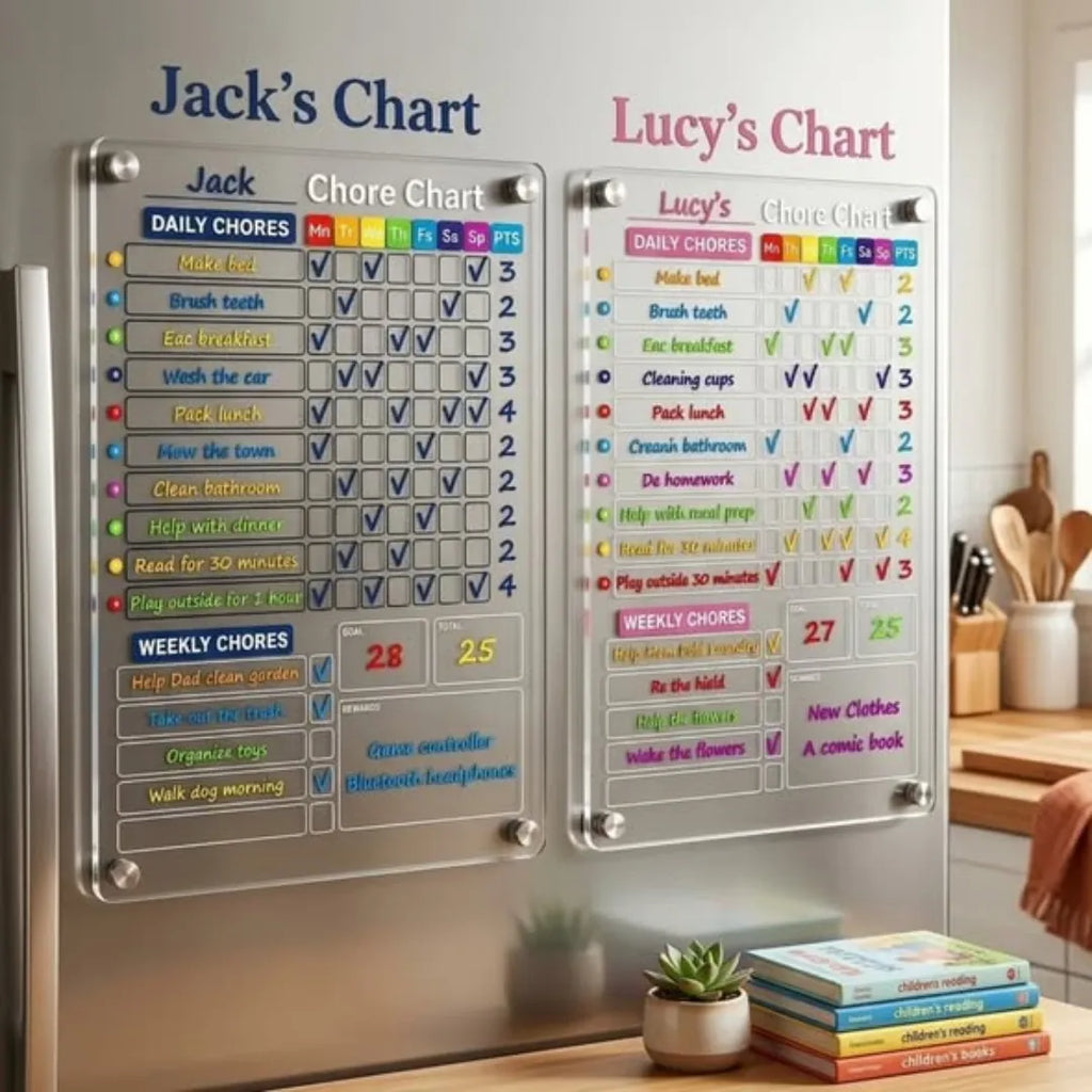 Magnetic Chores Planner
