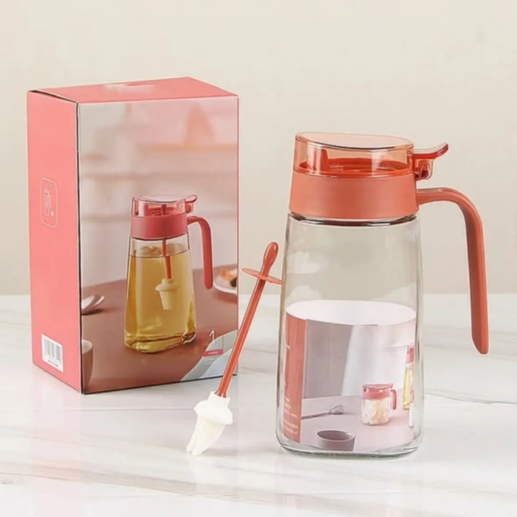 Oil Dispenser With Brush