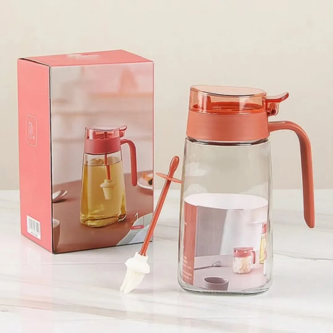 Oil Dispenser With Brush