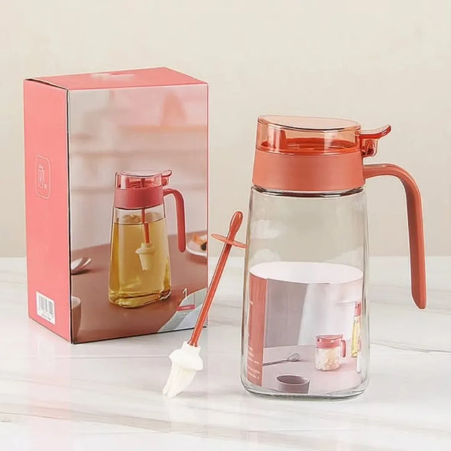 Oil Dispenser With Brush