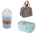 3 in 1 Microwavable Lunch Box Combo Set