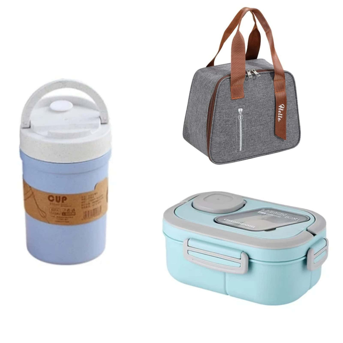 3 in 1 Microwavable Lunch Box Combo Set