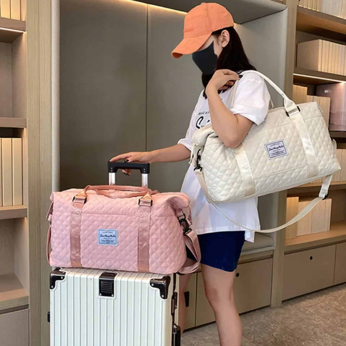 Large Duffle Tote Travel Bag