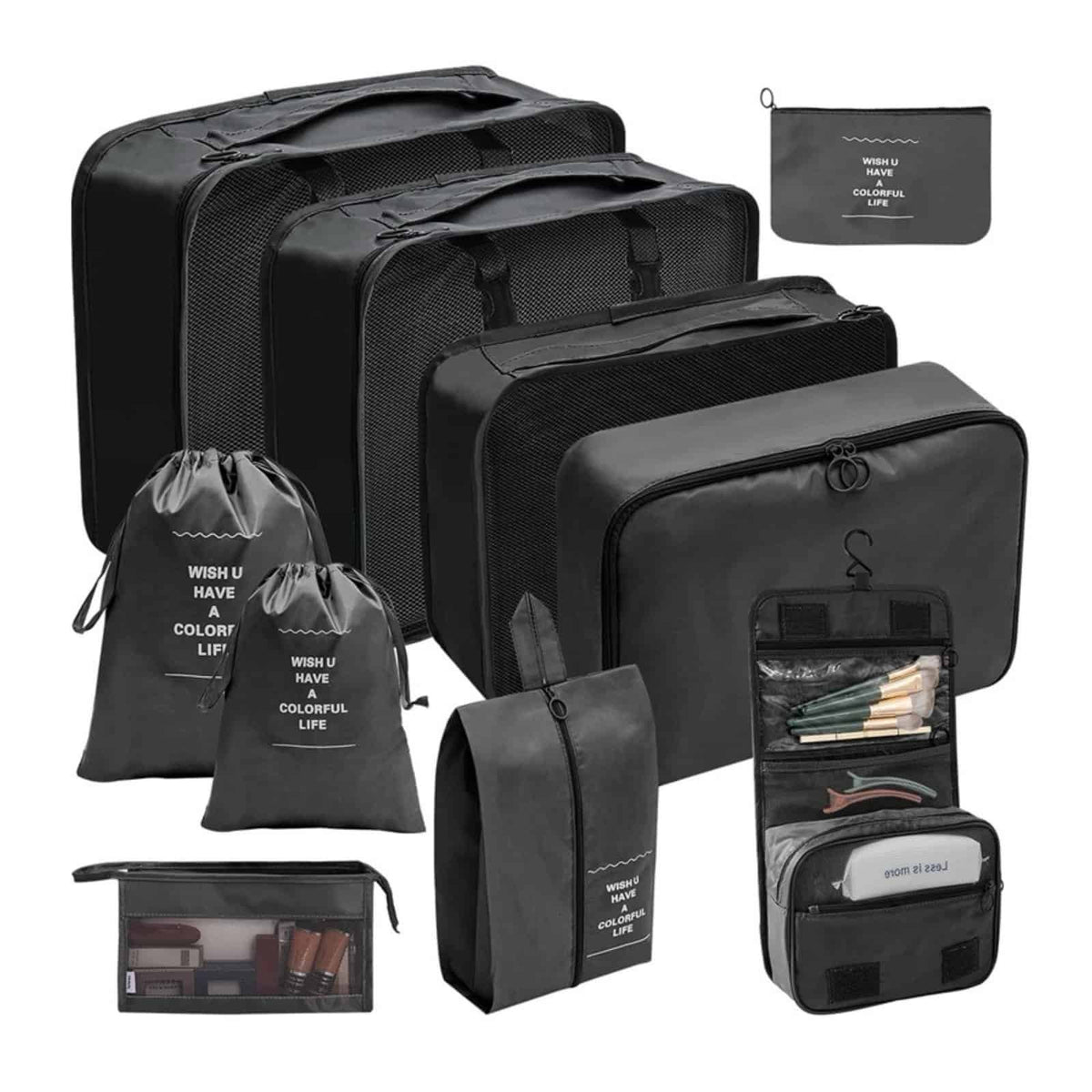 10pcs Luggage Travel Organizers