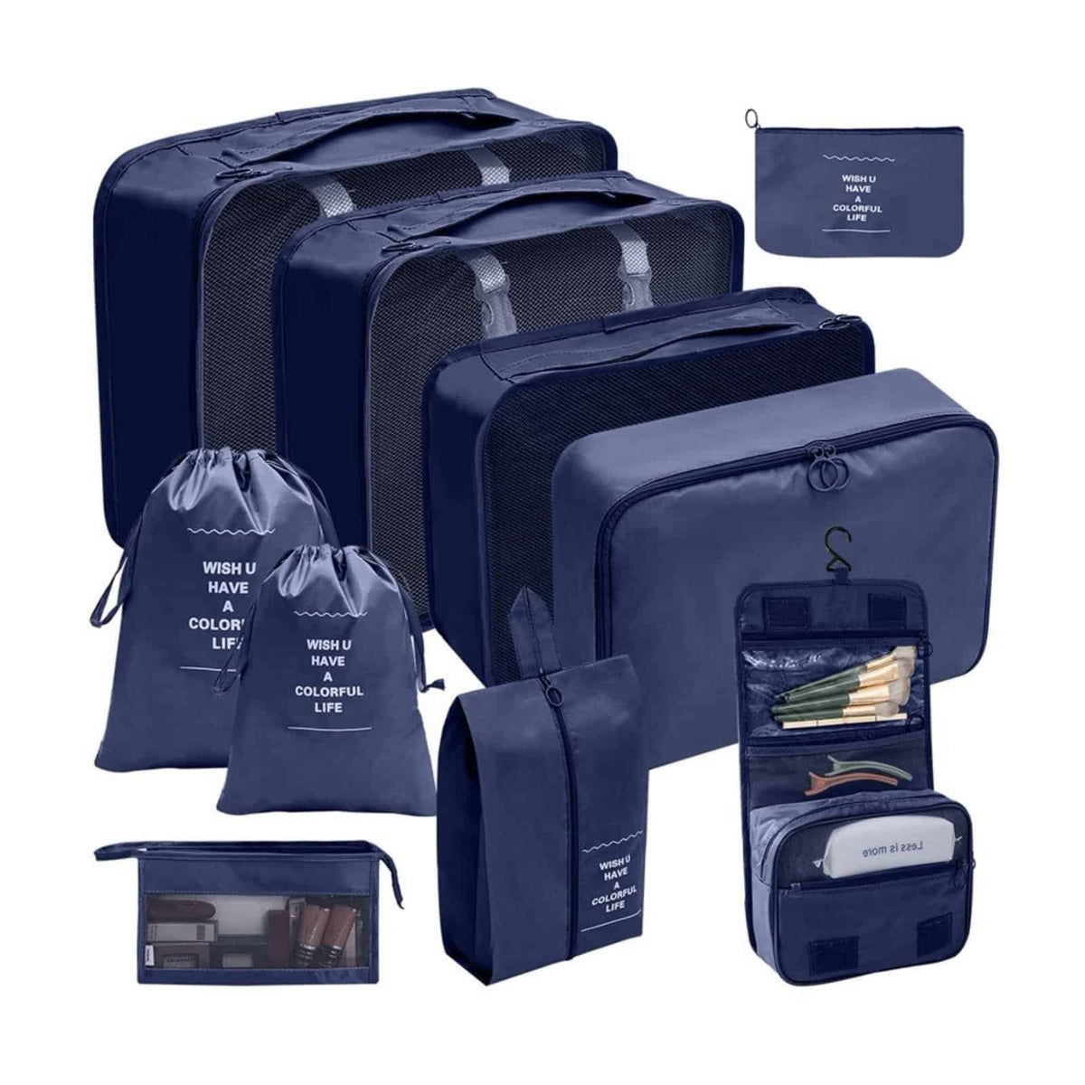 10pcs Luggage Travel Organizers