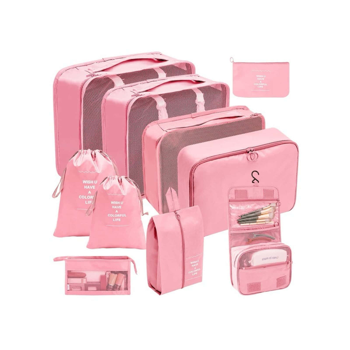 10pcs Luggage Travel Organizers